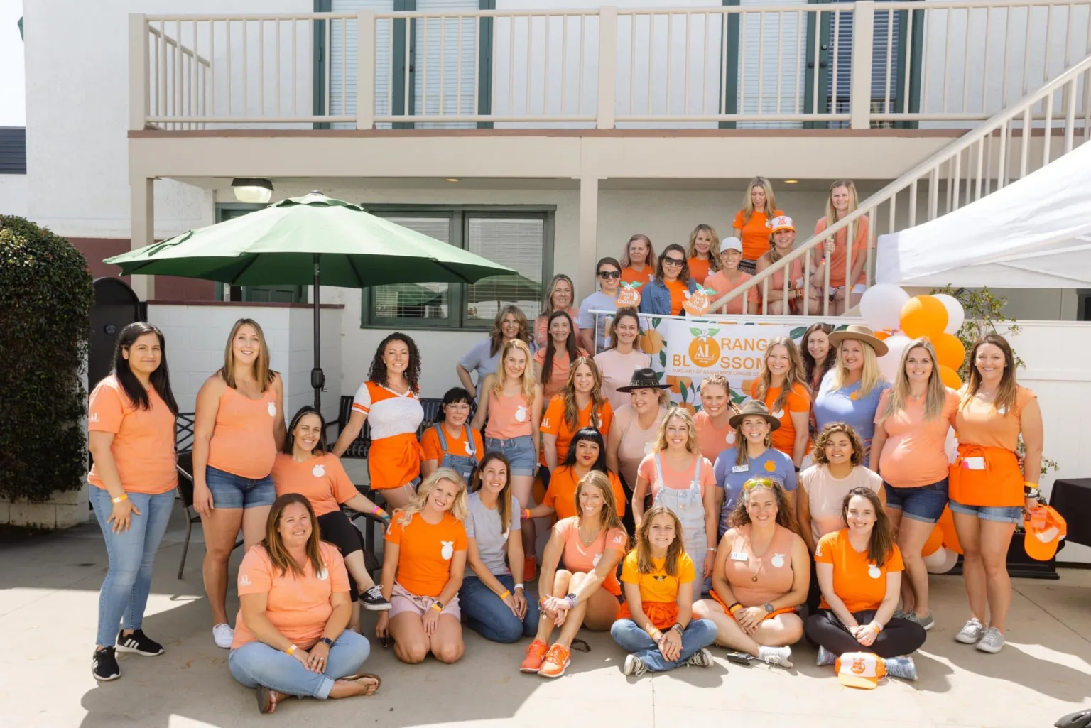 The Orange Blossoms Auxiliary team of volunteers in Orange, California